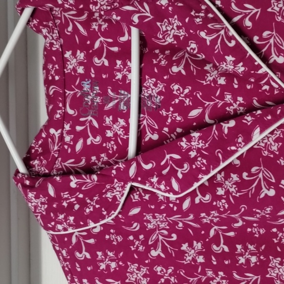 Croft & Barrow women sleepwear shirt size XXL button down - Picture 2 of 4